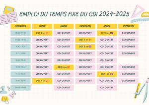 Horaires